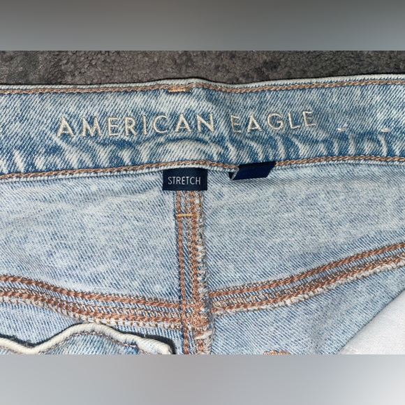 American Eagle Stretch Super High Rise Ankle Straight Jeans - Picture 7 of 12